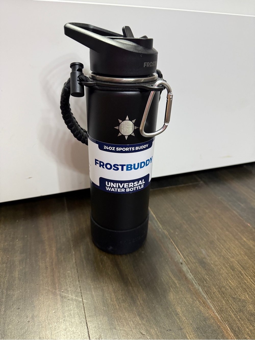 Frost Buddy 24 Oz. Sports Buddy Water Bottle w Carabiner & Sports Buddy Bumper